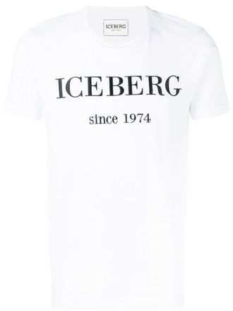 Iceberg T-shirt con logo ricamato - Bianco