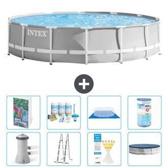 Intex Piscina Prism Frame Redonda - 427x107 Cm - 9-piezas S556
