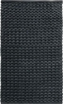 Aquanova Handgefertigter, luxuriöser Badteppich Maks, Dunkelgrau