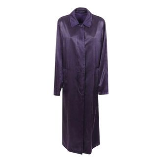 Dries Van Noten Dames, Mantels, Paars, Maat: XS Katoen