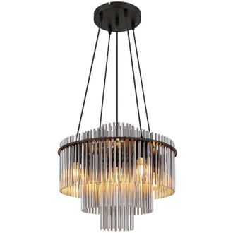 Globo Lighting Globo - L&aacute;mpara Colgante - Gorley - Negro - Vidrio - &Oslash; 50cm - E27