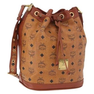 MCM Borsa a secchiello Pre-owned - - Pre-owned - Donna - Marrone - ONE SIZE