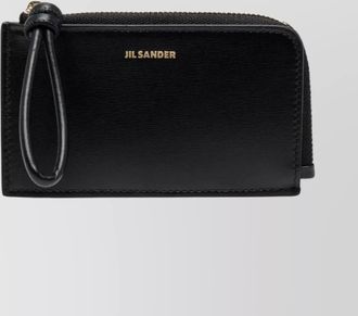 Jil Sander leather card holder