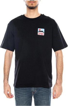 Edwin Sunset on Fuji San TS SS - Heren - T-shirts - Zwart - S - Katoen - Tops