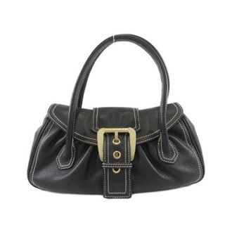 Celine Pre-owned Handbags, female, Black, Size: ONE SIZE Pre-owned Leather Shoulder Bag