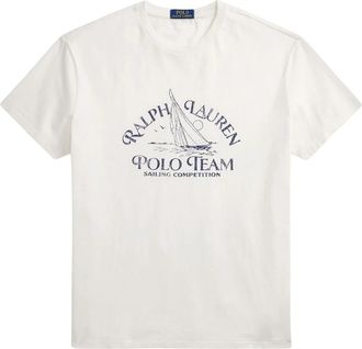 Ralph Lauren Classic Fit Jersey Crewneck T-Shirt - Heren - T-shirts - Wit - XL - Katoen - Tops