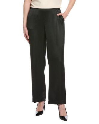 Anne Klein Pull-On Slash Pocket Wide Leg Pant