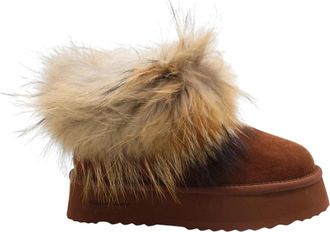 Nathan-Baume Shuffer - Dames - Winterlaarzen - Bruin - 37 EU - Schoenen