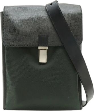 Louis Vuitton Pre-owned Taiga Schoudertas - Dames - Vintage Schoudertas - Groen - ONE Size - Leer - Vintage