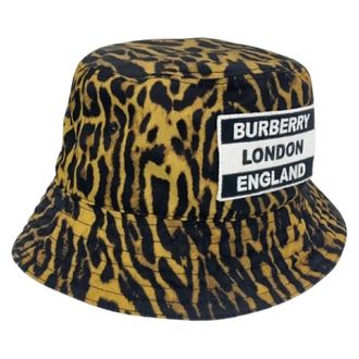 Burberry Cappello a secchiello Pre-owned in poliammide leopardato - - Pre-owned - Uomo - Multicolore - ONE SIZE