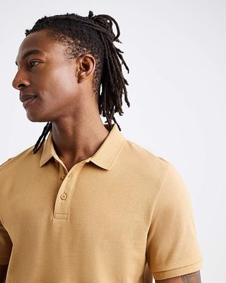 Jacamo Pique Polo Shirt Long