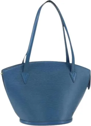 Louis Vuitton Pre-owned Shoulder Bags, female, Blue, Size: ONE SIZE Pre-owned Vintage Shoulder Bag