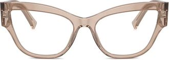 Dolce & Gabbana Eyewear DG-plaque glasses - Neutrals