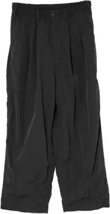 Comme Des Gar&ccedil;ons Black Loose Pleated Pants