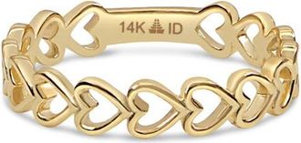 Devata Sweet Heart Ring in 14K Gold, 4mm in Yellow Gold at Nordstrom, Size 7