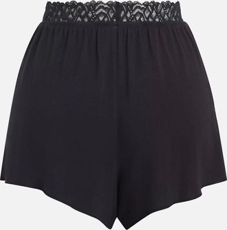 Calvin Klein Womens Calvin Klein CK ATTRACTION SLEEP Womens Shorts Black - Size: 14