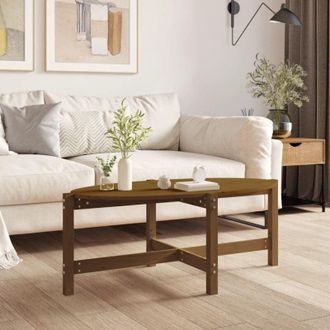 vidaXL Tavolino da Salotto Ambra 118x63x45cm in Legno Massello di Pino - Vidaxl