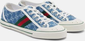Gucci Gucci Tennis 1977 GG denim sneakers