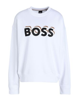 HUGO BOSS White Crew Neck Sweaters now up to 66 Stylight