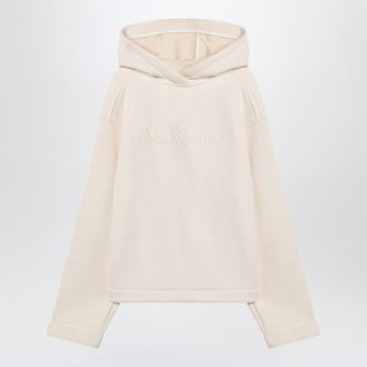 Max Mara White Cotton Hoodie