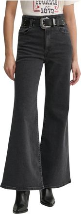 Levi's Ribcage Bell Jeans - Dames - Flared Jeans - Grijs - W29 L34 - Katoen - Jeans