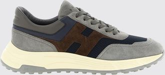 Hogan Sneakers Hyperlight bicolore in pelle, suede e mesh con logo H
