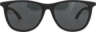 Montblanc Square-Frame Recycled Acetate Sunglasses