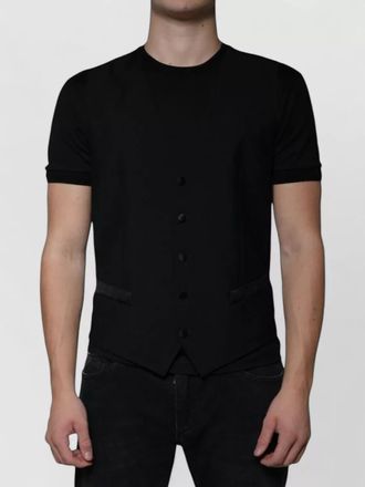 Dolce & Gabbana wool silk formal waistcoat