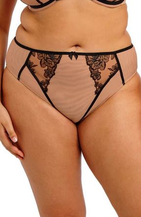 Elomi Teagan High Leg Briefs in Cafe Au Lait at Nordstrom, Size 3X-Large