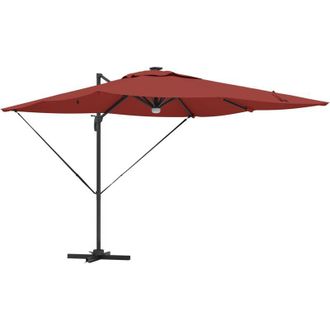 vidaXL Parasol Roma Rojo 286 X 285 X 270 Cm Aluminio, Poli&eacute;ster Vidaxl