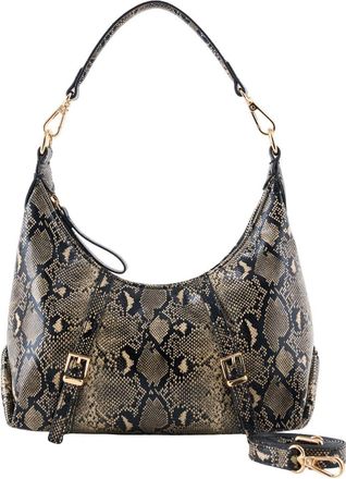 Seidenfelt Manufaktur cross body bag shoulder bag Lilleby Hobo Bag Reptile Beige