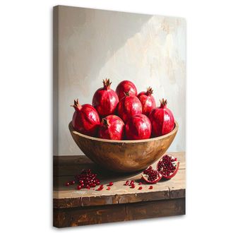 Feeby Cuadro En Lienzo, Granadas Naturales, 80x120