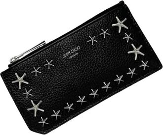 Jimmy Choo London Pre-owned Leather Wallet - Dames - Vintage Accessoires - Zwart - ONE Size - Leer - Vintage