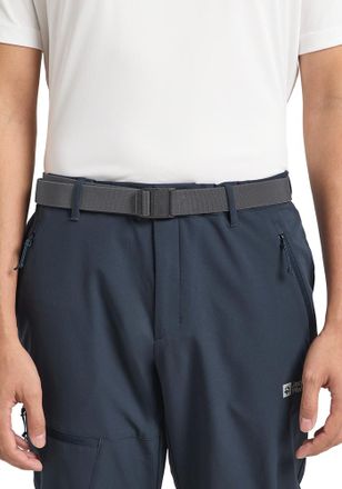 Jack Wolfskin Synthetikg&uuml;rtel JACK WOLFSKIN MAGNETIC BELT, Damen, Gr. 110, grau (schwarzgrau), Materialmix, G&uuml;rtel Synthetikg&uuml;rtel