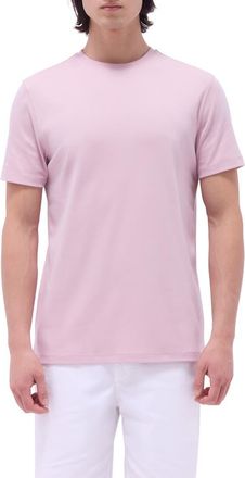 Bugatchi Hank Solid Pima Cotton T-Shirt in Dusty Pink at Nordstrom, Size Xx-Large