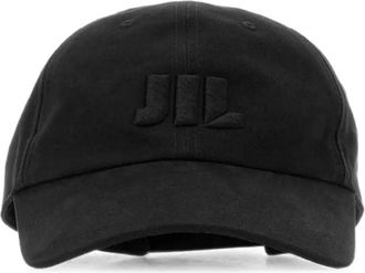 Jil Sander Hat Cotton Black