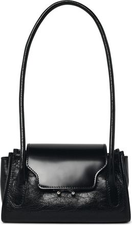 Marni kleine Trunkette zwarte leren tas