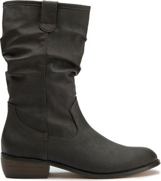 V.Gan Womens Vegan Prune Western Boots - Brown - Size UK 7