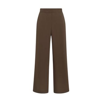 Maliparmi Maliparmi - Pure Cady Broek - Dames - Broeken - Bruin - Maat: S Viscose