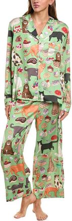 Karen Mabon 2Pc Long Sleeve Pajama Set