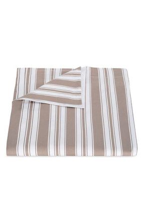 Matouk Elio Duvet Cover in Mocha at Nordstrom, Size King