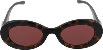 Gucci Pantos Zonnebril - Dames - Accessoires - Bruin - Maat: 51 MM
