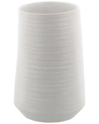 CosmoLiving by Cosmopolitan Cosmoliving By Cosmopolitan Porcelain Ribbed Vase