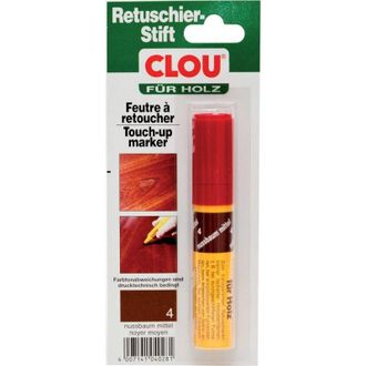 Clou Rotulador De Retocar Para Madera Nr. 4 Nogal Medio (por 4)