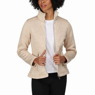 Regatta Womens Razzia II Full Zip Fleece Jacket - Light Vanilla - 18