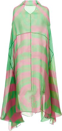 Dries Van Noten Silk Midi Womens Dress
