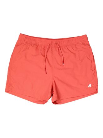 K-Way Hazel logo-patch swim shorts - men - Polyester - S - Red