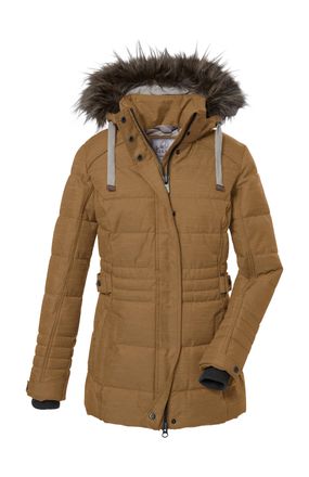 G.I.G.A. DX by killtec Steppjacke Oivia, Damen, Gr. 36, gelb (curry), Oberstoff: 100% Polyester, Futter: 100% Polyester, Wattierung: 100% Polyester, G.I.G.A. DX BY KILLTEC, 
