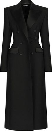Dolce & Gabbana Stijlvolle Winterjas - Dames - Mantel - Zwart - S - Jassen