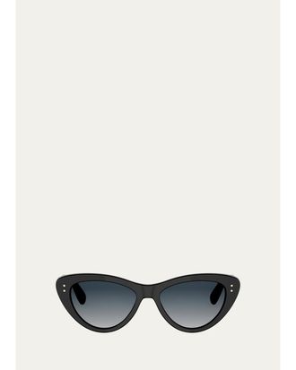 Dior Oblique B2I 55MM Cat-Eye Sunglasses